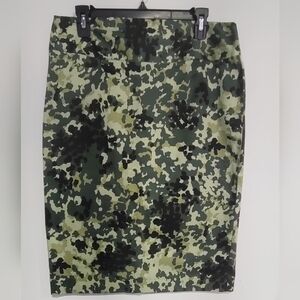 Camo pencil skirt by Grace Element